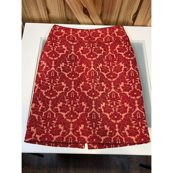 Talbots Women’s Brocade Lined Skirt Size 2 Petite Career Suiting Work - Picture 1 of 12
